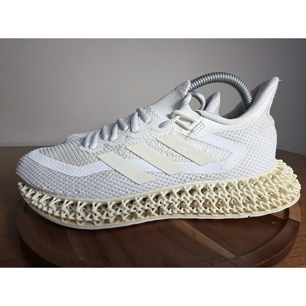 Adidas 4DFWD 3 Triple White Reflective Cloud Sneaker Shoes Womens 9